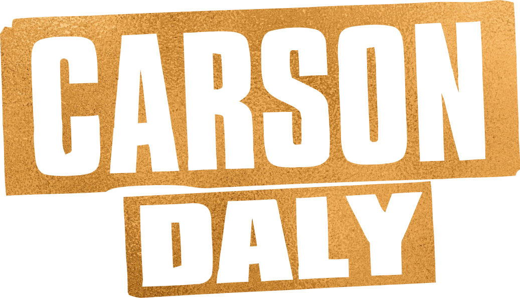logotipo de carson daly - dorado