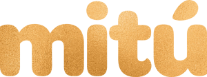 mitú logo- gold