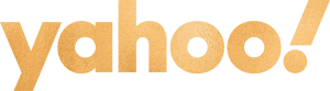yahoo logo- gold