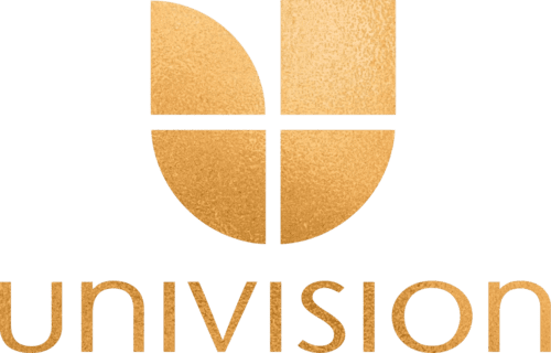 Logotipo de Univision dorado.png